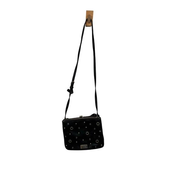 nine west studded bag crossbody edgy goth grunge y2k concert minimalist - Picture 1 of 5